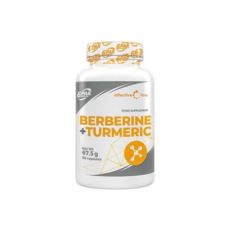 Berberine+Turmeric 90 Capsule, 6 PAK